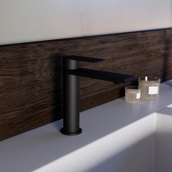 Смеситель для раковины Vincea Vogue (SS) VBF-2VS1MB Черный матовый — фото 2, Смесители для раковины