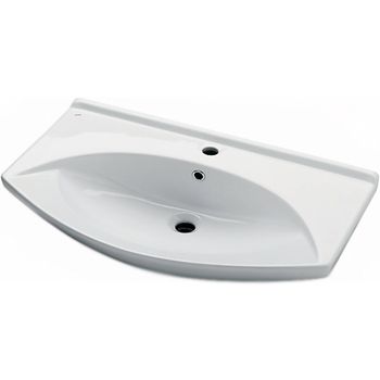 Раковина Dreja Laguna 85 191676 Белая — фото 1, Раковины встраиваемые сверху