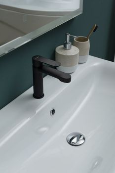 Смеситель для раковины Aquanet Passion AF300-10B 243293 Черный — фото 2, Смесители для раковины