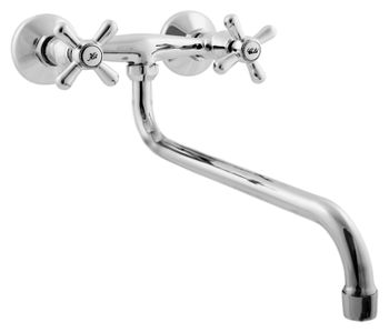 Смеситель для раковины Rav Slezak Morava MK101.5/22 хром, с керамическими кран-буксами — фото 1, Смесители для раковины