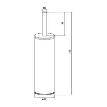 Ершик для унитаза Iddis BRUWT0i47 Белый — фото 3, Ершики для унитаза
