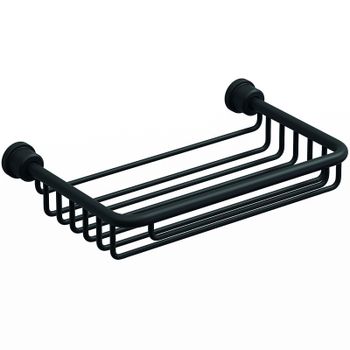 Полка корзина Sonia Accessories 182824 Черная матовая — фото 1, Полки для ванной и душа