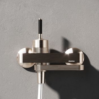 Смеситель для ванны Damixa Arc 291000200 Никель — фото 3, Смеситель для ванны