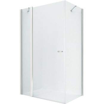 Душевой уголок New Trendy New Soleo Chrome 90x70 K-0649 профиль Хром стекло прозрачное — фото 1, Прямоугольные душевые уголки