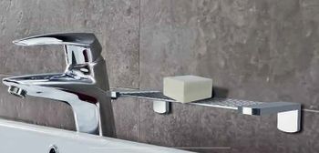 Металлическая полка Bemeta Cytro 146102272 Хром — фото 2, Полки для ванной и душа