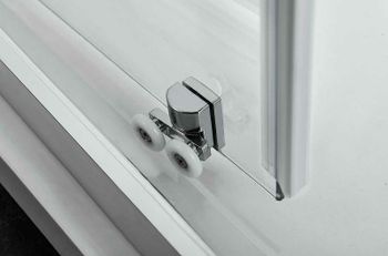 Душевая дверь Vincea Alpha 110 VDS-3AL110CLB профиль Черный стекло прозрачное — фото 5, Раздвижные душевые двери