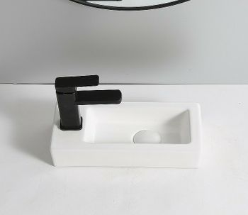 Раковина CeramaLux 36 9272R Белая — фото 4, Мини-раковины