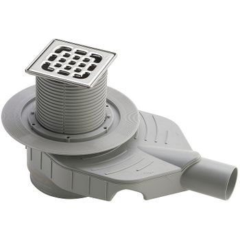 Душевой трап Viega Advantix Top 4914.10 669195 с решеткой Нержавеющая сталь — фото 1, Трапы для душа