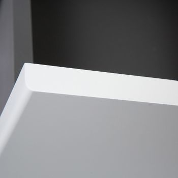 Тумба под раковину Bond Cube 80 T09805 подвесная Белая матовая Дуб — фото 8, Тумбы под раковину