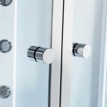 Душевой бокс Orans SR-9907 9907000 с баней профиль Белый задние стенки Белые — фото 2, Душевые боксы