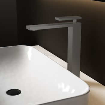 Смеситель для раковины Vincea Dice VBF-2DS2GM Вороненая сталь — фото 2, Смесители для раковины