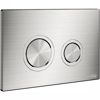 Смывной бачок WasserKRAFT Aller 10TLT.031.ME.BN01 для унитаза с клавишей смыва Никель — фото 3, Смывные бачки скрытого монтажа