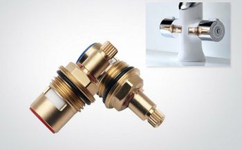 Смеситель для раковины Gappo G49 G1049 Белый Хром — фото 8, Смесители для раковины