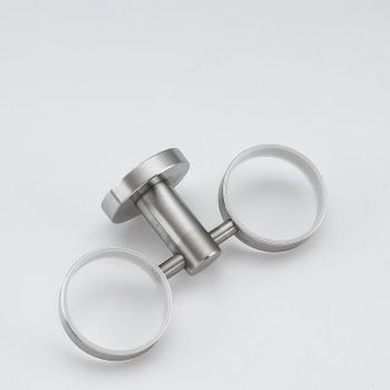 Стакан для зубных щеток Frap F301 F30108 двойной Сатин — фото 5, Стаканы для зубных щеток