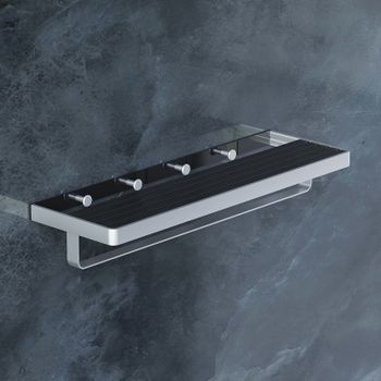 Полка для полотенец Damixa Jupiter DA7737700 Хром — фото 2, Полки для полотенец