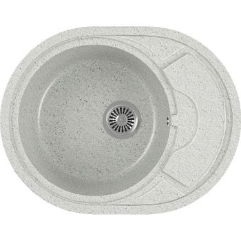 Кухонная мойка Domaci Бьелла DMC-18K DMC-18K-310 Серая — фото 1, Кухонные мойки