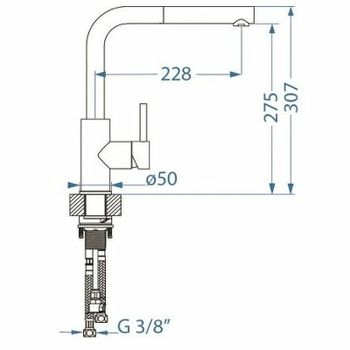 Смеситель для кухни Alveus Zeos P Monarch Copper 1136502 Медь — фото 6, Смесители для кухни