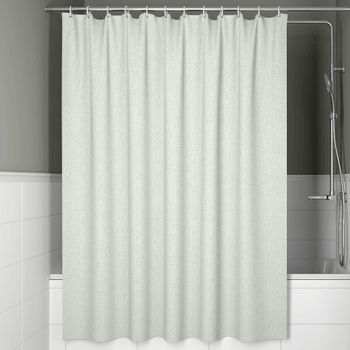 Штора для ванны Iddis Decor D24P218i11 Зеленая — фото 1, Шторы для ванной