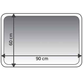 Коврик для ванной комнаты Ridder Istanbul 60x90 790316 Красный — фото 4, Коврики для ванной комнаты