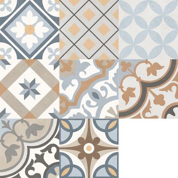 Керамическая плитка Creto Pamp 7 Mix DB_036 20х20 см — фото 1, Керамогранит