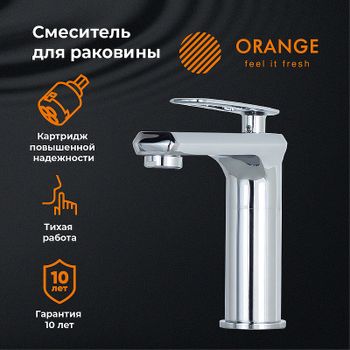 Смеситель для раковины Orange Line M06-021cr Хром — фото 5, Смесители для раковины