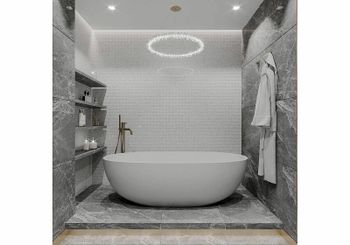 Каменная мозаика Orro Mosaic Stone Bianco Carrara pol. 4мм 30,5х30,5 см — фото 2, Мозаика