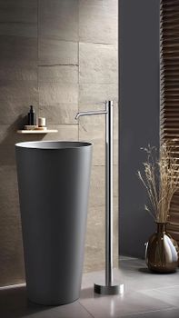 Смеситель для раковины Aquatek Европа AQ1309CR Хром — фото 2, Смесители напольные