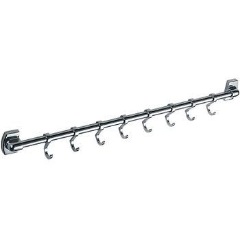 Вешалка для полотенец Haiba HB209-8 Хром — фото 1, Крючки для полотенец