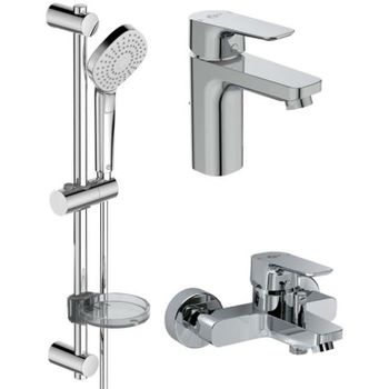 Комплект смесителей Ideal Standard Ceraplan III BD005AA Хром — фото 1, Готовые комплекты для ванной комнаты