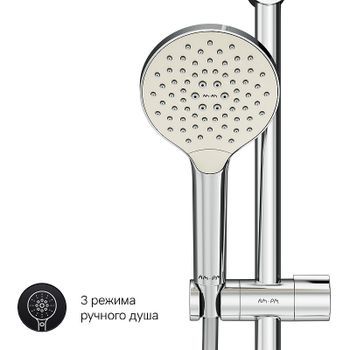 Душевая система AM.PM Like F0780964 Хром — фото 11, Душевые стойки