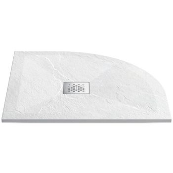 Душевой поддон из искусственного камня Vincea 90x90 VST-4SQ9090W+Vsph-D132 Белый матовый — фото 2, Душевые поддоны из искусственного камня