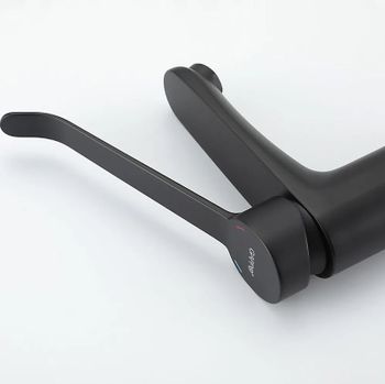 Смеситель для раковины Gappo G21-6 G1021-6 Черный матовый — фото 6, Смесители для раковины