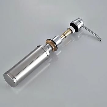 Дозатор для моющего средства Haiba HB405 Хром — фото 6, Дозаторы для кухонных моек