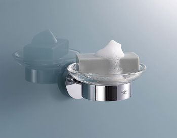 Подстаканник Grohe Essentials 40369001 Хром — фото 3, Стаканы для зубных щеток