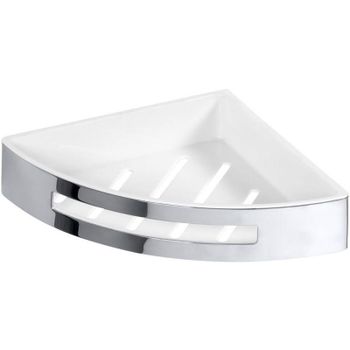 Полка корзина Bemeta Cytro 146208016 угловая Хром — фото 1, Полки для ванной и душа