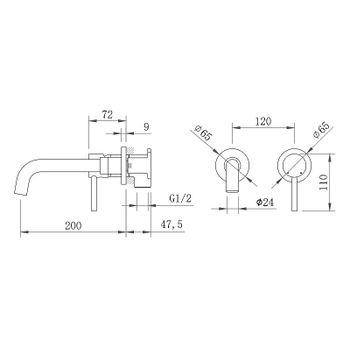 Смеситель для раковины Berges Ventas S 076012 Черный матовый — фото 2, Смесители для раковины