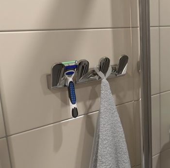 Вешалка для полотенец Altasan Лотос ЛТ20Х Хром — фото 2, Крючки для полотенец