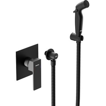 Гигиенический душ со смесителем Damixa Gala 537510300 Черный матовый — фото 1, Гигиенические души