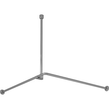 Карниз для ванны WasserKRAFT Dinkel 90x90 SC-469090 Хром — фото 1, Карнизы для ванной