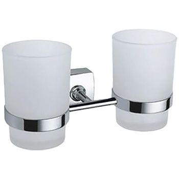 Стакан для зубных щеток Fixsen Kvadro FX-61307 Хром — фото 1, Стаканы для зубных щеток