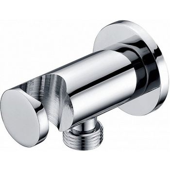 Шланговое подключение Aquanet Round AF000-13C 252257 Хром — фото 1, Шланговые подключения