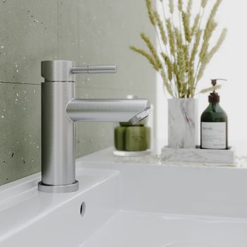 Смеситель для раковины Olive's Balear 13100BL Нержавеющая сталь — фото 2, Смесители для раковины