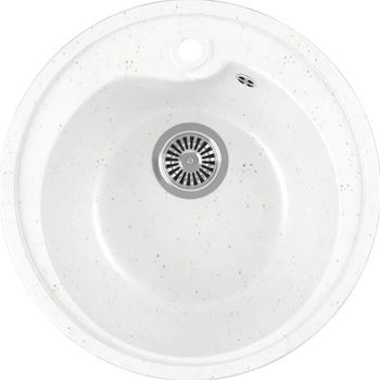 Кухонная мойка Domaci Бьелла DMC-45 GWS-45-331 Белая — фото 1, Кухонные мойки