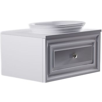 Тумба под раковину Astra Form Шарм 70 03350004 подвесная Белая матовая — фото 2, Тумбы под раковину