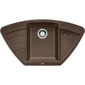 Кухонная мойка Blanco Zia 9 E 515074 Кофе — фото 1, Кухонные мойки