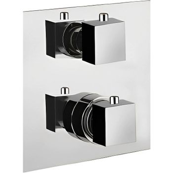 Смеситель для душа Webert Pegaso PE970902015 с термостатом Хром — фото 1, Смеситель для душа