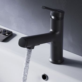 Смеситель для раковины AM.PM X-Joy F85B02922 Черный матовый — фото 14, Смесители для раковины