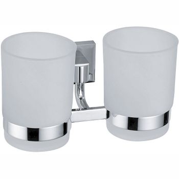 Товар: Стакан для зубных щеток Viko V-142 двойной Хром - фото 1 Стакан для зубных щеток Viko V-142 двойной Хром — фото 1, Стаканы для зубных щеток