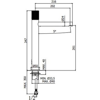 Смеситель для раковины Paffoni Jo JO081CR Хром — фото 3, Смесители для раковины