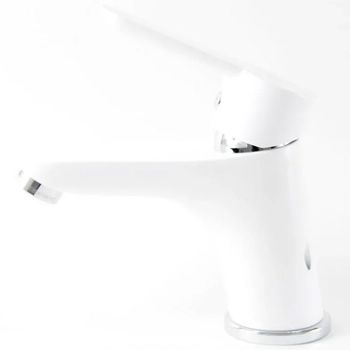 Смеситель для раковины Webert Sax Evolution SE830102740 Белый — фото 1, Смесители для раковины